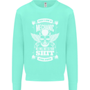 Funny Im a Mechanic No Wont Fix For Free Kids Sweatshirt Jumper Peppermint