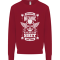 Funny Im a Mechanic No Wont Fix For Free Kids Sweatshirt Jumper Red