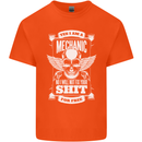 Funny Im a Mechanic No Wont Fix For Free Kids T-Shirt Childrens Orange