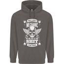 Funny Im a Mechanic No Wont Fix For Free Mens 80% Cotton Hoodie Charcoal