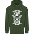 Funny Im a Mechanic No Wont Fix For Free Mens 80% Cotton Hoodie Forest Green