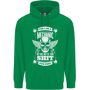 Funny Im a Mechanic No Wont Fix For Free Mens 80% Cotton Hoodie Irish Green