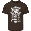 Funny Im a Mechanic No Wont Fix For Free Mens Cotton T-Shirt Tee Top Dark Chocolate