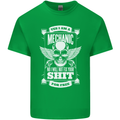 Funny Im a Mechanic No Wont Fix For Free Mens Cotton T-Shirt Tee Top Irish Green
