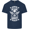 Funny Im a Mechanic No Wont Fix For Free Mens Cotton T-Shirt Tee Top Navy Blue