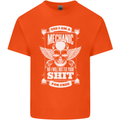 Funny Im a Mechanic No Wont Fix For Free Mens Cotton T-Shirt Tee Top Orange