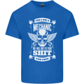 Funny Im a Mechanic No Wont Fix For Free Mens Cotton T-Shirt Tee Top Royal Blue
