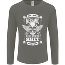 Funny Im a Mechanic No Wont Fix For Free Mens Long Sleeve T-Shirt Charcoal