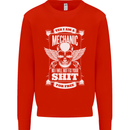 Funny Im a Mechanic No Wont Fix For Free Mens Sweatshirt Jumper Bright Red