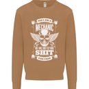 Funny Im a Mechanic No Wont Fix For Free Mens Sweatshirt Jumper Caramel Latte