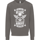 Funny Im a Mechanic No Wont Fix For Free Mens Sweatshirt Jumper Charcoal