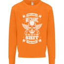 Funny Im a Mechanic No Wont Fix For Free Mens Sweatshirt Jumper Orange