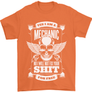 Funny Im a Mechanic No Wont Fix For Free Mens T-Shirt 100% Cotton Orange