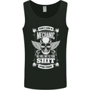 Funny Im a Mechanic No Wont Fix For Free Mens Vest Tank Top Black