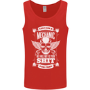 Funny Im a Mechanic No Wont Fix For Free Mens Vest Tank Top Red