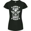 Funny Im a Mechanic No Wont Fix For Free Womens Petite Cut T-Shirt Black