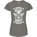 Funny Im a Mechanic No Wont Fix For Free Womens Petite Cut T-Shirt Charcoal