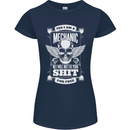 Funny Im a Mechanic No Wont Fix For Free Womens Petite Cut T-Shirt Navy Blue