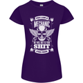 Funny Im a Mechanic No Wont Fix For Free Womens Petite Cut T-Shirt Purple