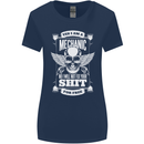 Funny Im a Mechanic No Wont Fix For Free Womens Wider Cut T-Shirt Navy Blue