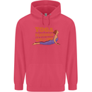 Funny Inspirational Yoga Childrens Kids Hoodie Heliconia
