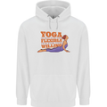 Funny Inspirational Yoga Childrens Kids Hoodie White