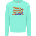 Funny Inspirational Yoga Kids Sweatshirt Jumper Peppermint