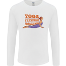 Funny Inspirational Yoga Mens Long Sleeve T-Shirt White