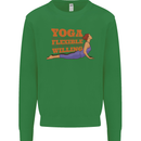 Funny Inspirational Yoga Mens Sweatshirt Jumper Irish Green
