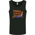 Funny Inspirational Yoga Mens Vest Tank Top Black
