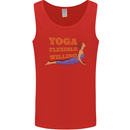 Funny Inspirational Yoga Mens Vest Tank Top Red