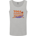 Funny Inspirational Yoga Mens Vest Tank Top Sports Grey