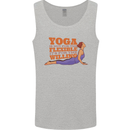 Funny Inspirational Yoga Mens Vest Tank Top Sports Grey