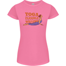 Funny Inspirational Yoga Womens Petite Cut T-Shirt Azalea