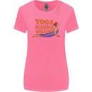 Funny Inspirational Yoga Womens Wider Cut T-Shirt Azalea