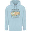 Funny Kiwi Fruit Bird Disection Childrens Kids Hoodie Light Blue