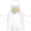 Funny Kiwi Fruit Bird Disection Cotton Apron 100% Organic White