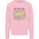 Funny Kiwi Fruit Bird Disection Kids Sweatshirt Jumper Light Pink