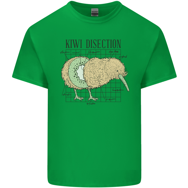 Funny Kiwi Fruit Bird Disection Kids T-Shirt Childrens Irish Green