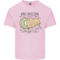 Funny Kiwi Fruit Bird Disection Kids T-Shirt Childrens Light Pink