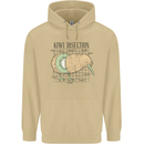 Funny Kiwi Fruit Bird Disection Mens 80% Cotton Hoodie Sand