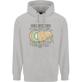 Funny Kiwi Fruit Bird Disection Mens 80% Cotton Hoodie Sports Grey