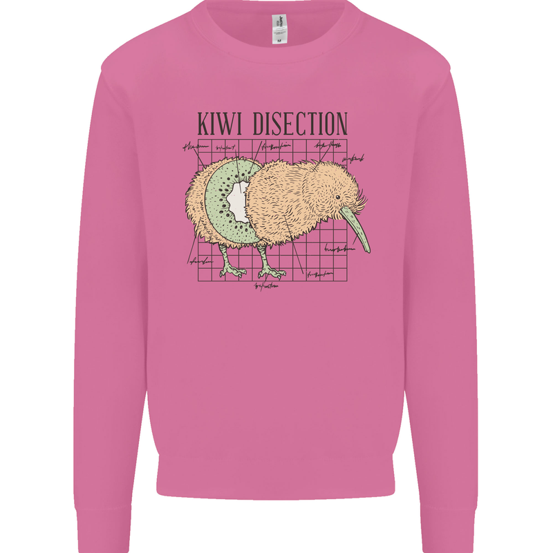 Funny Kiwi Fruit Bird Disection Mens Sweatshirt Jumper Azalea