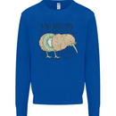 Funny Kiwi Fruit Bird Disection Mens Sweatshirt Jumper Royal Blue