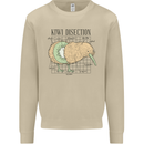 Funny Kiwi Fruit Bird Disection Mens Sweatshirt Jumper Sand
