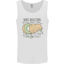 Funny Kiwi Fruit Bird Disection Mens Vest Tank Top White