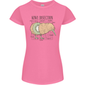 Funny Kiwi Fruit Bird Disection Womens Petite Cut T-Shirt Azalea