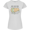 Funny Kiwi Fruit Bird Disection Womens Petite Cut T-Shirt White