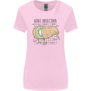 Funny Kiwi Fruit Bird Disection Womens Wider Cut T-Shirt Light Pink