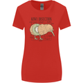 Funny Kiwi Fruit Bird Disection Womens Wider Cut T-Shirt Red